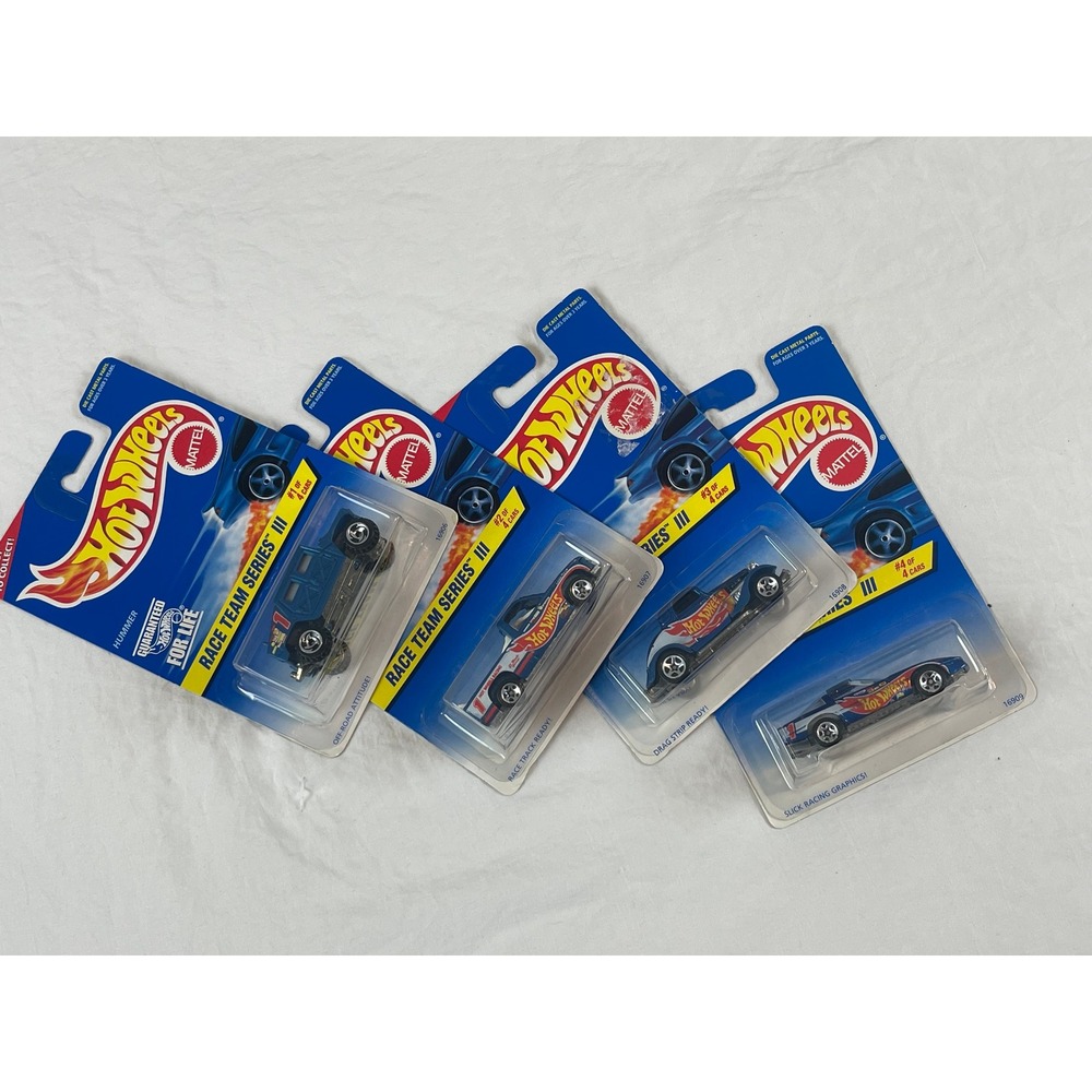 00427 - Hot Wheels Race Team Series‎ III 1997 Set of 4 535 536 534 533
